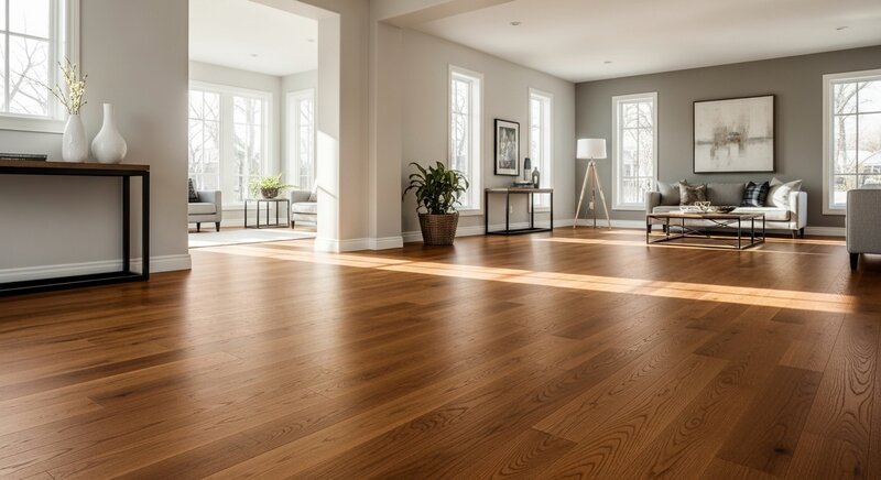 Hardwood flooring installation project in Milton — RenoHouse