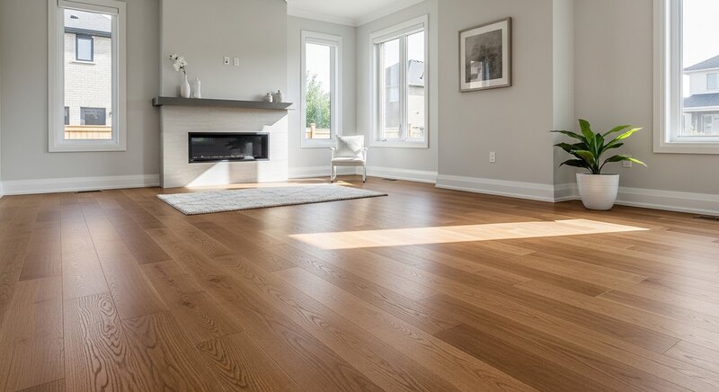 Hardwood flooring installation project in Oakville — RenoHouse