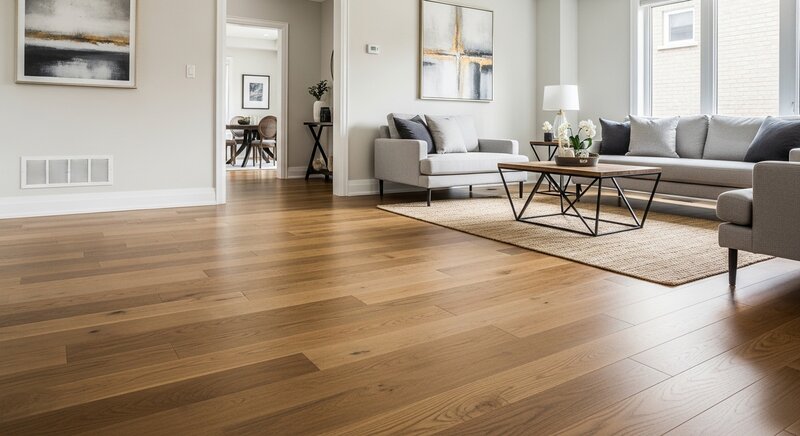 Hardwood flooring installation project in Richmond Hill — RenoHouse