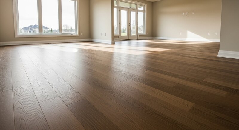 Hardwood flooring installation project in Scugog — RenoHouse