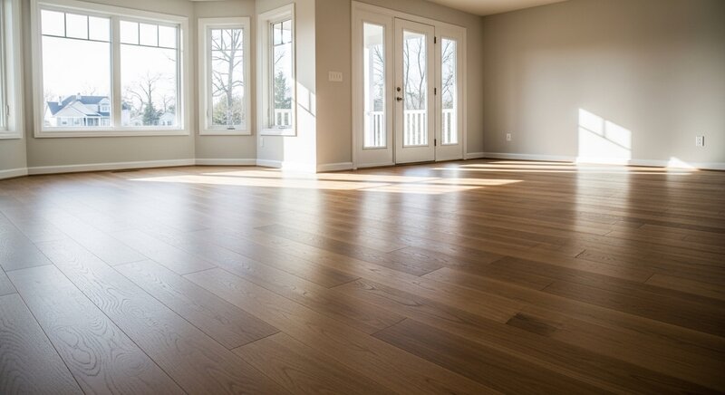 Hardwood flooring installation project in Stouffville — RenoHouse