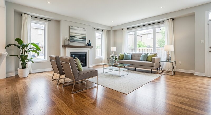 Hardwood flooring installation project in Whitby — RenoHouse