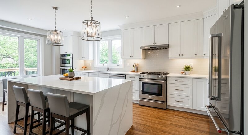 Kitchen renovation project in Markham — RenoHouse