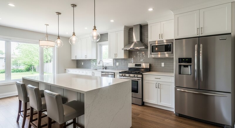 Kitchen renovation project in Pickering — RenoHouse
