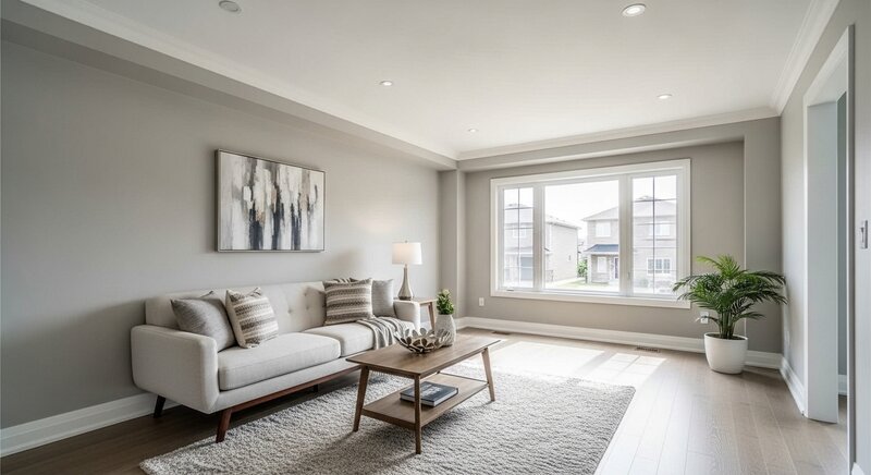 Interior painting project in Burlington — RenoHouse