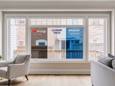 3M Prestige vs Llumar Vista vs Madico Optitune: Toronto 2026 Premium Solar Film Comparison