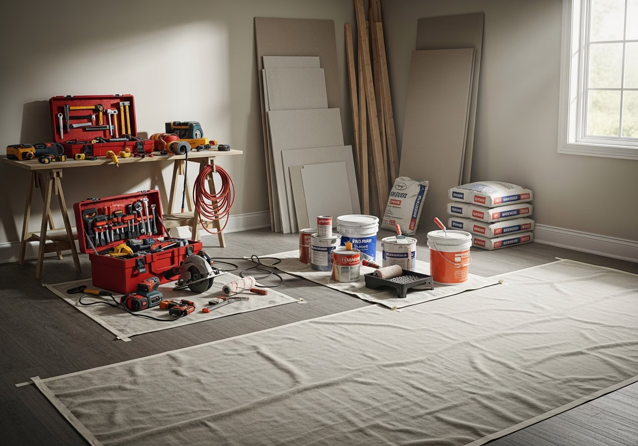 3M vs Llumar vs Madico Window Film — tools and materials staged in a Greater Toronto Area home