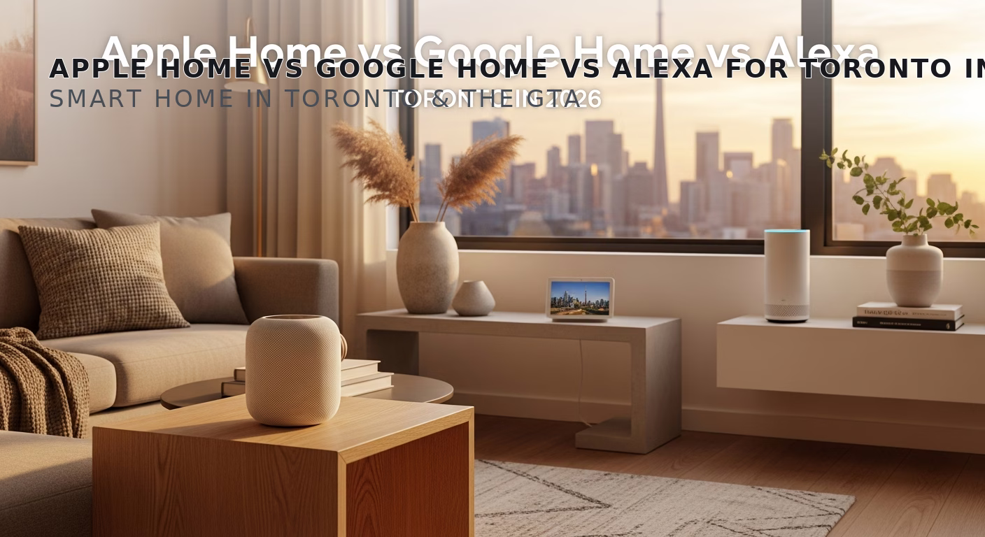 Apple Home vs Google Home vs Alexa for Toronto in 2026