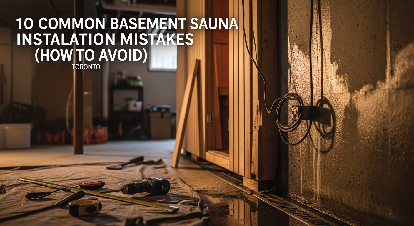 10 Common Basement Sauna Installation Mistakes (How to Avoid)