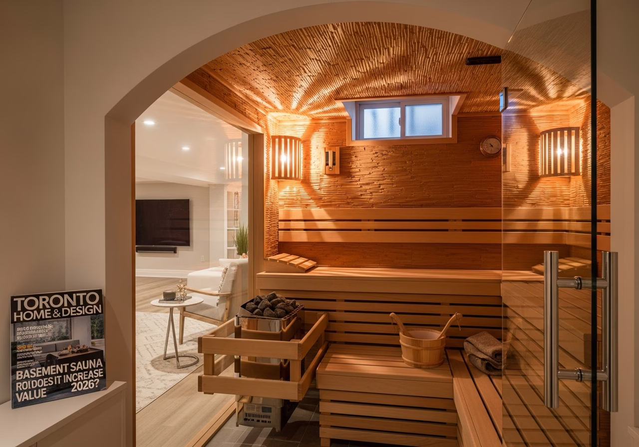 Basement Sauna ROI β finished result in a Toronto or GTA home by RenoHouse
