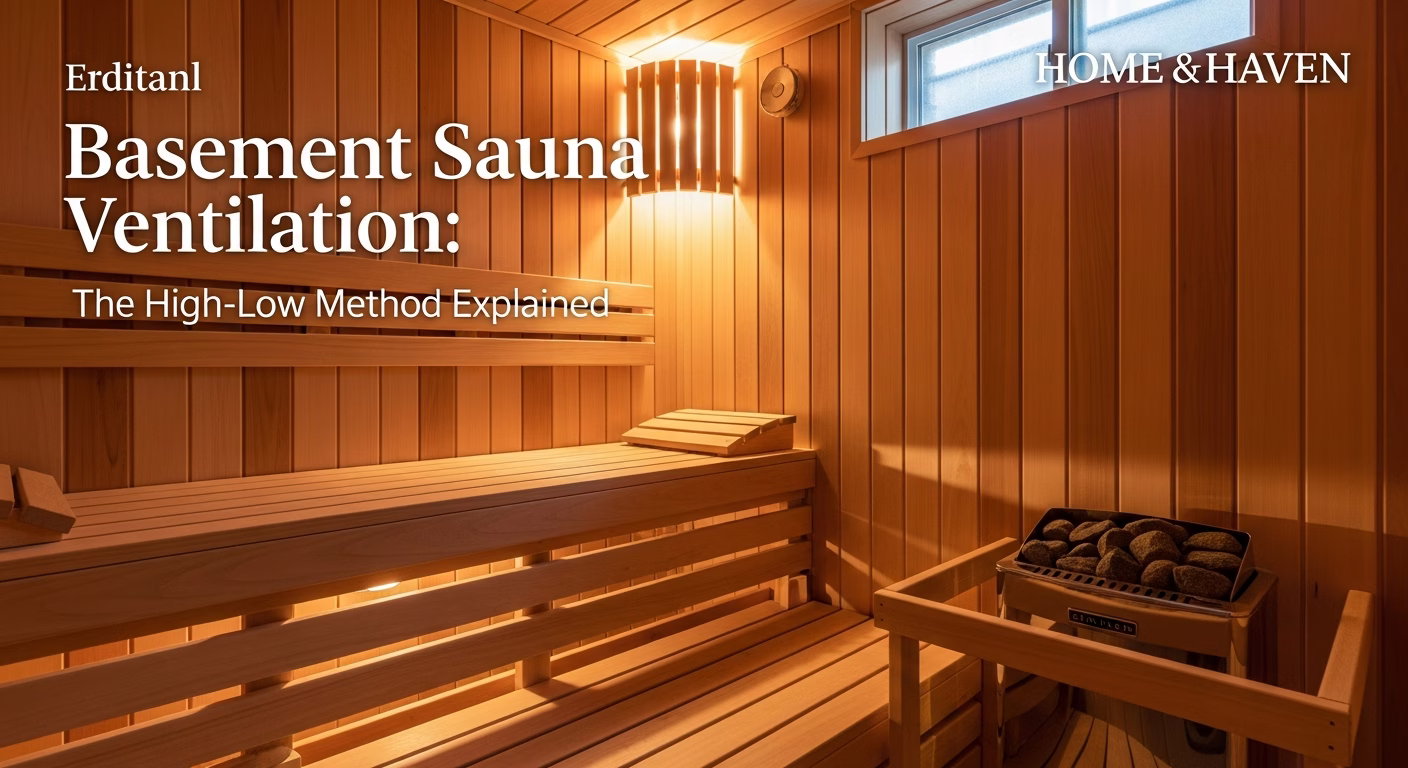 Basement Sauna Ventilation: The High-Low Method Explained