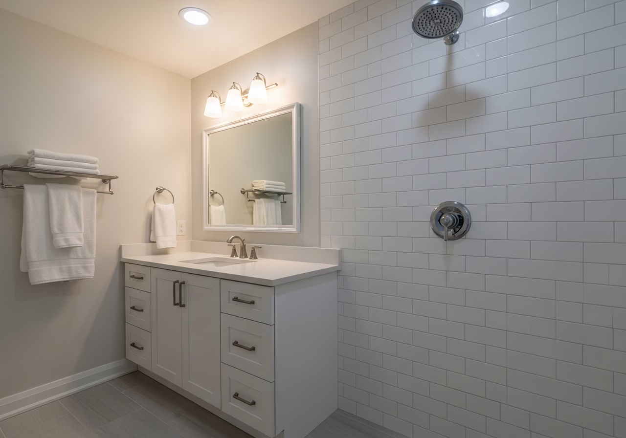 Bathroom Renovations Whitby — finished result in a Toronto or GTA home by RenoHouse