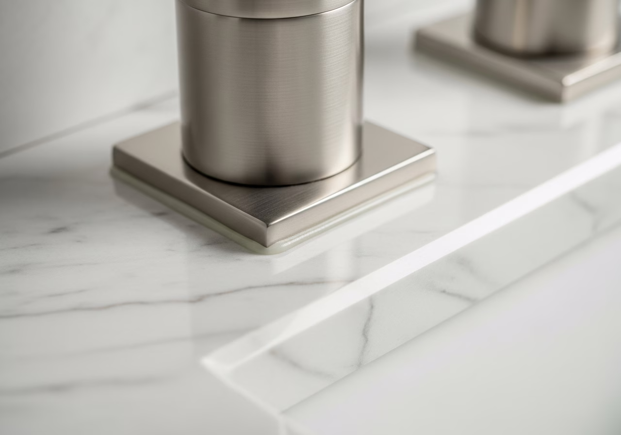 Bathroom Sink Installation and Repair — close-up of professional workmanship in a Toronto-area home