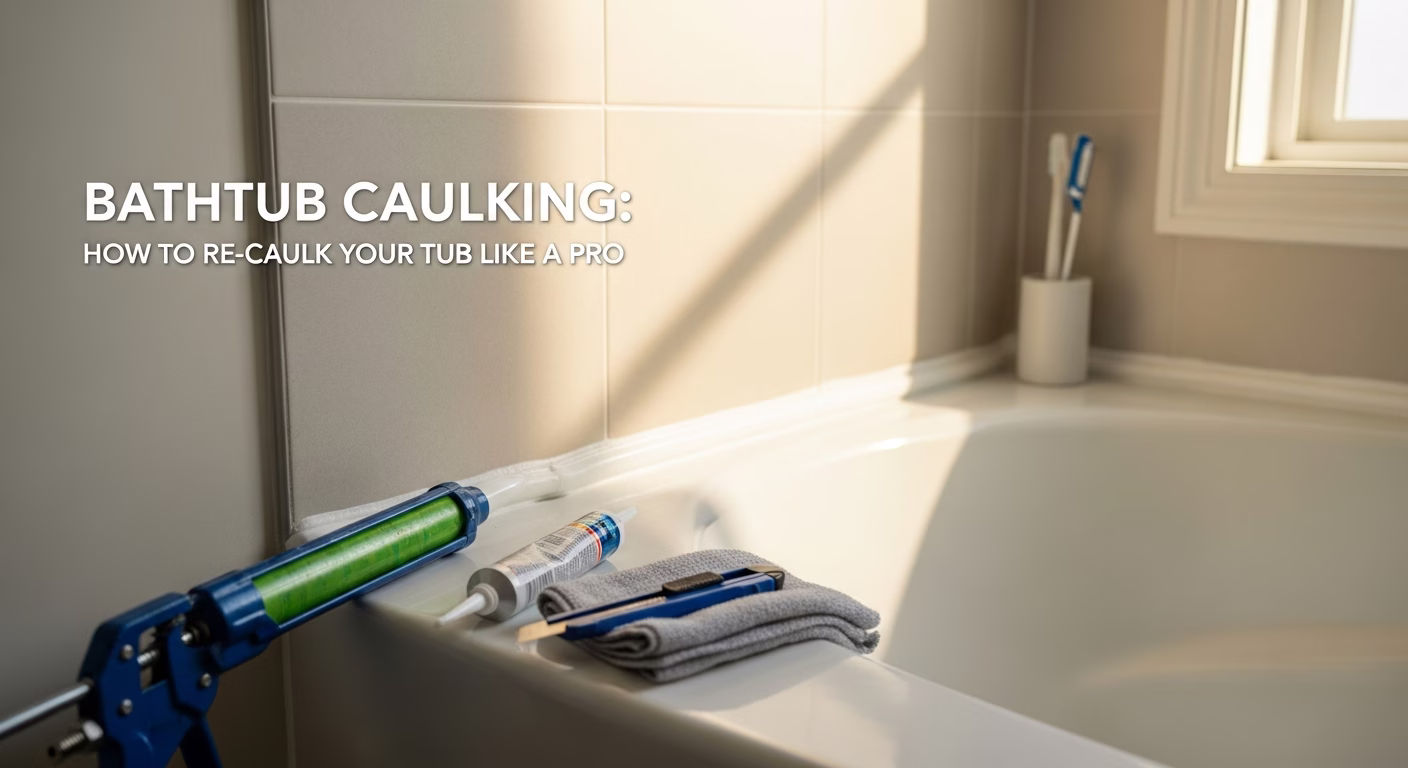 Bathtub Caulking: How to Re-Caulk Your Tub Like a Pro