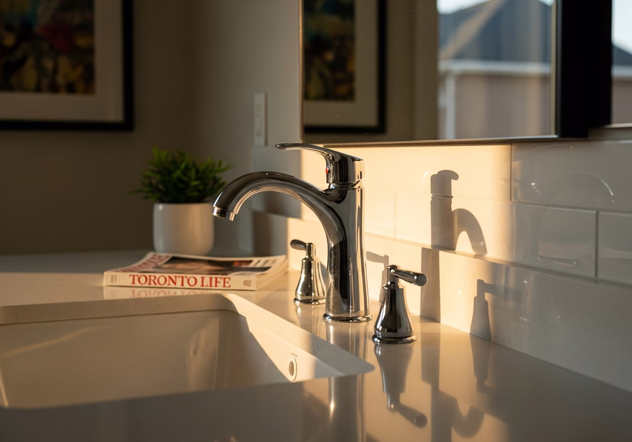Battery Backup Sump Pump โ finished result in a Toronto or GTA home by RenoHouse