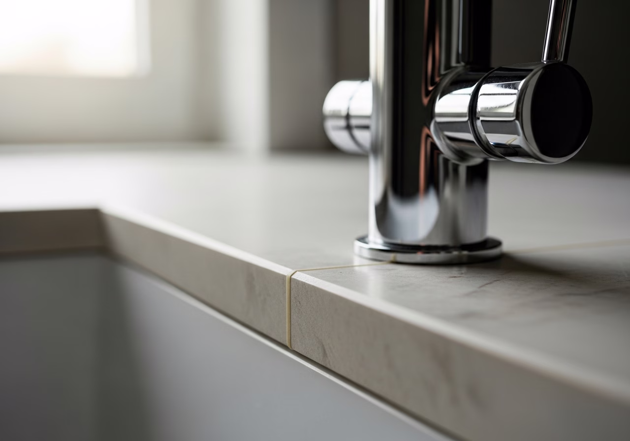 Bench Footing โ close-up of professional workmanship in a Toronto-area home
