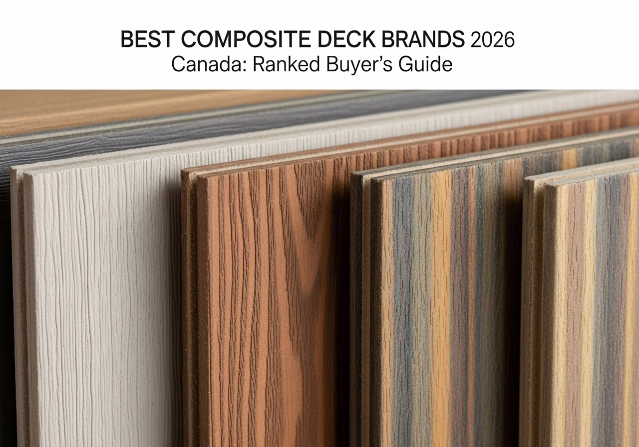 Best Composite Deck Brands Canada — close-up of professional workmanship in a Toronto-area home