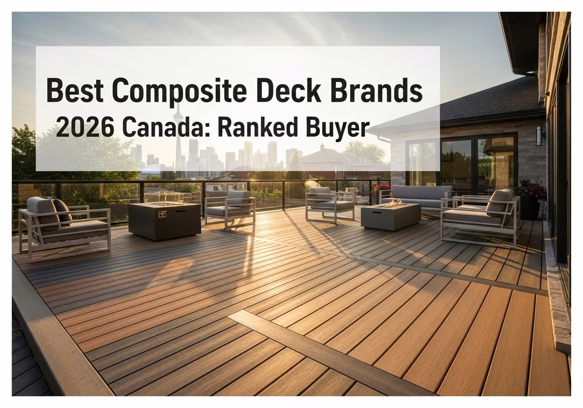 Best Composite Deck Brands Canada — finished result in a Toronto or GTA home by RenoHouse