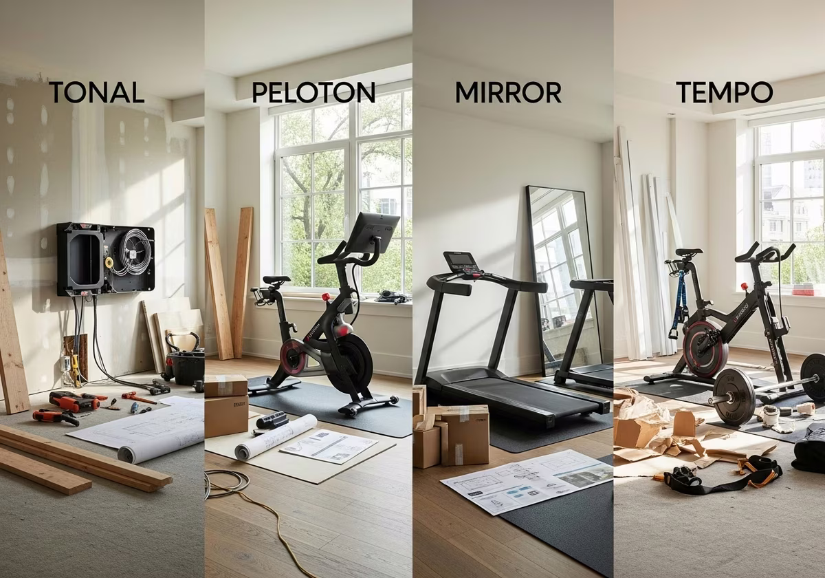 Best Home Gym Equipment — tools and materials staged in a Greater Toronto Area home
