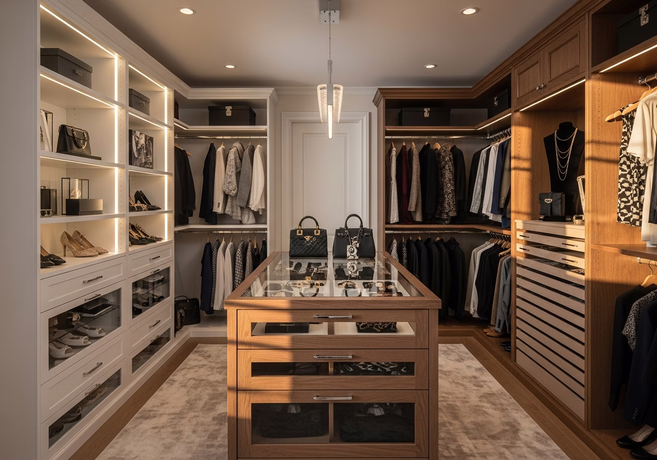 Best Walk-in Closet Brands — finished result in a Toronto or GTA home by RenoHouse
