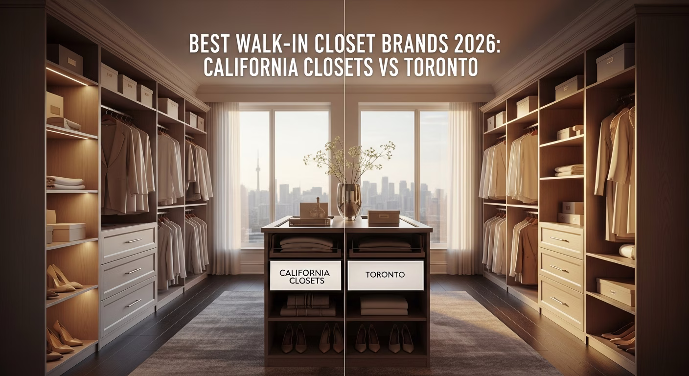 Best Walk-in Closet Brands 2026: California Closets vs Toronto