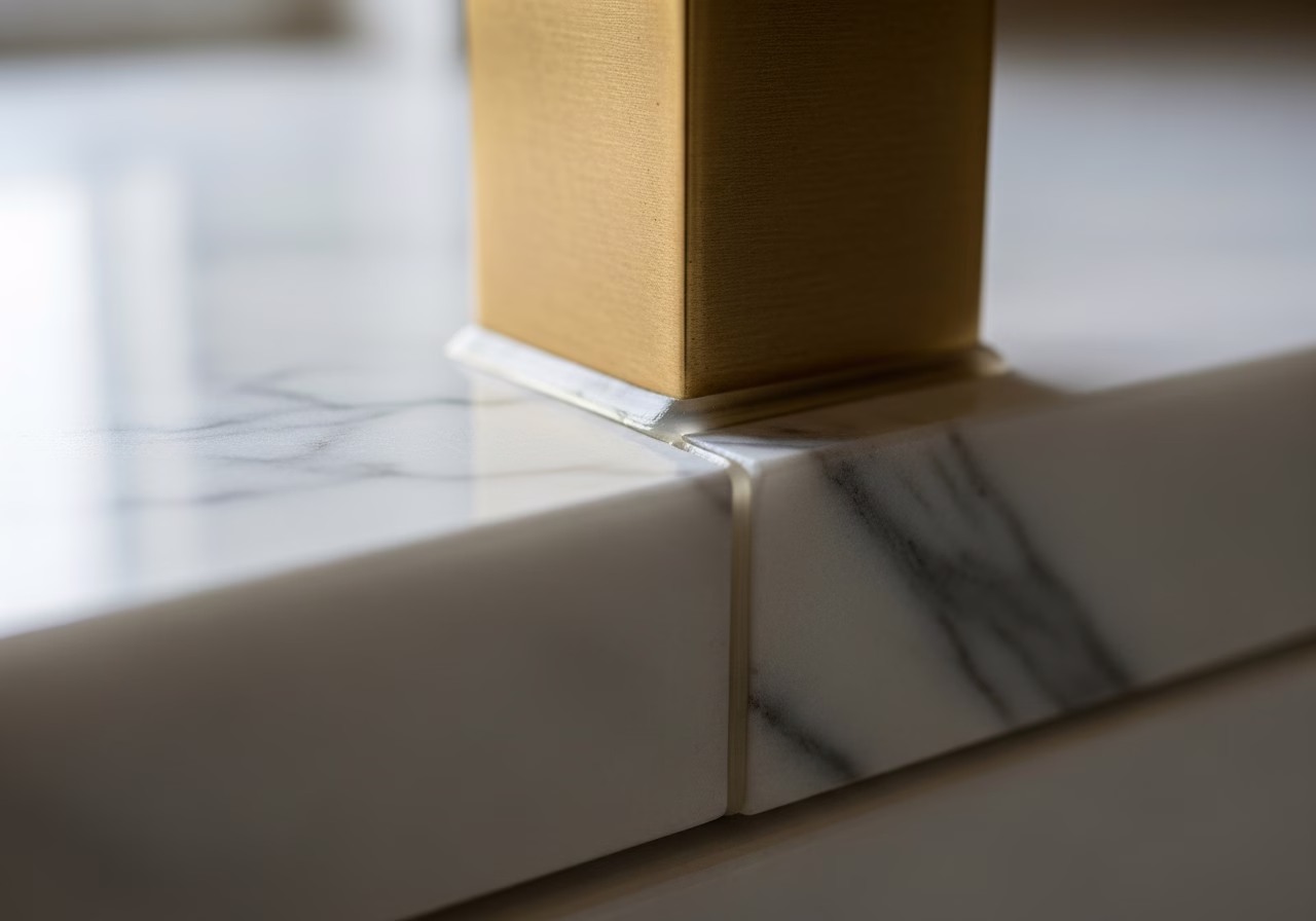 Built-In Mudroom Bench — close-up of professional workmanship in a Toronto-area home