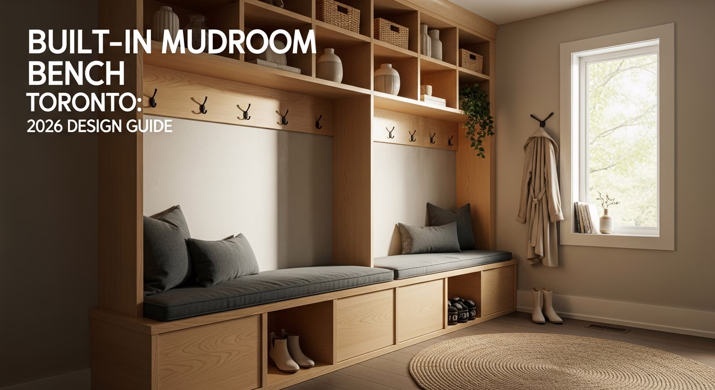 Built-In Mudroom Bench Toronto: 2026 Design Guide
