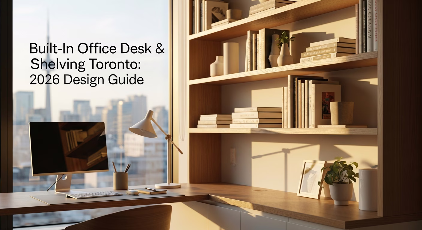 Built-In Office Desk & Shelving Toronto: 2026 Design Guide