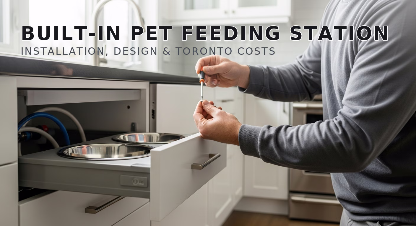 Built-In Pet Feeding Station Toronto: 2026 Design Guide