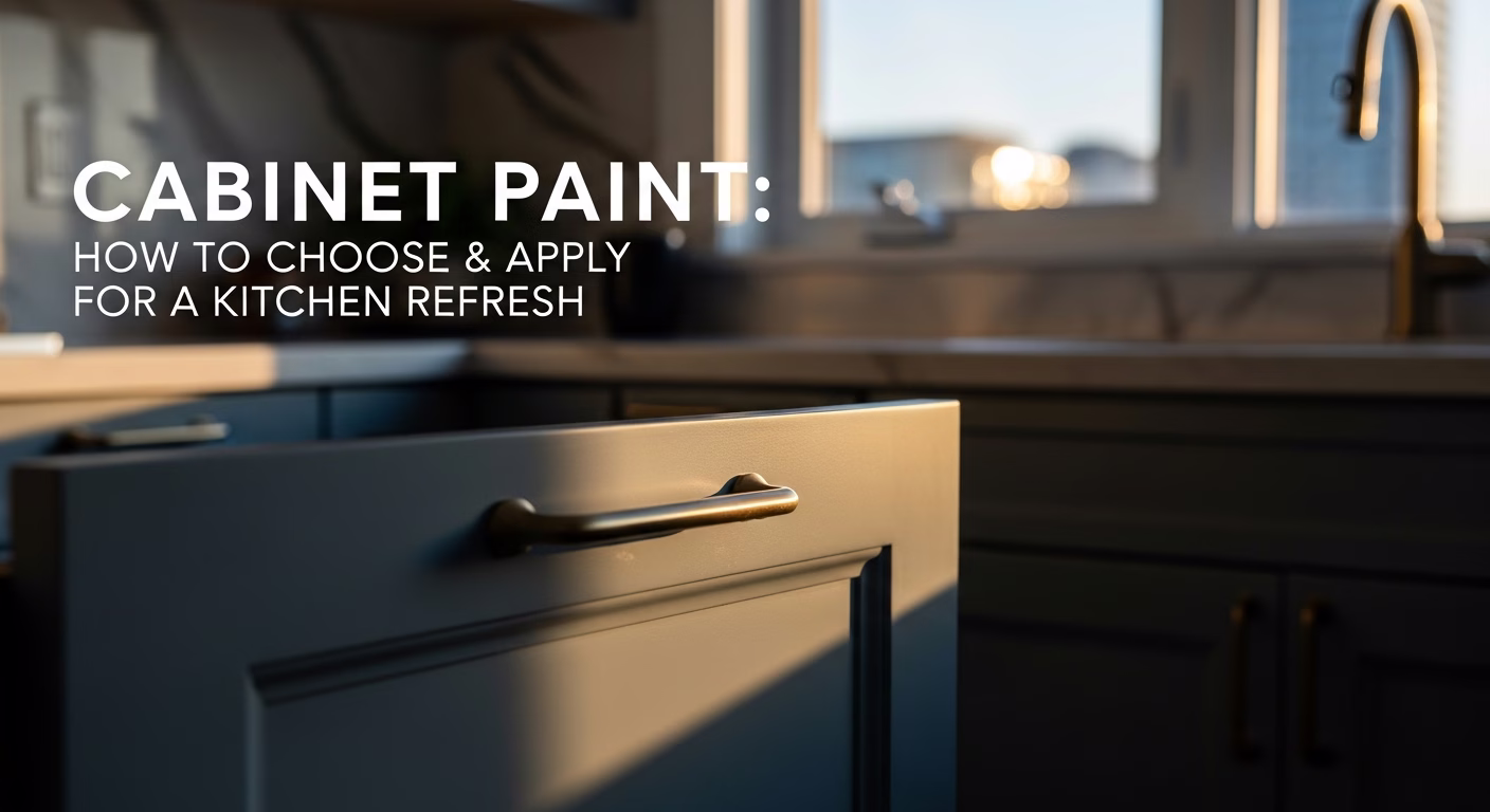 Cabinet Paint: How to Choose & Apply for a Kitchen Refresh