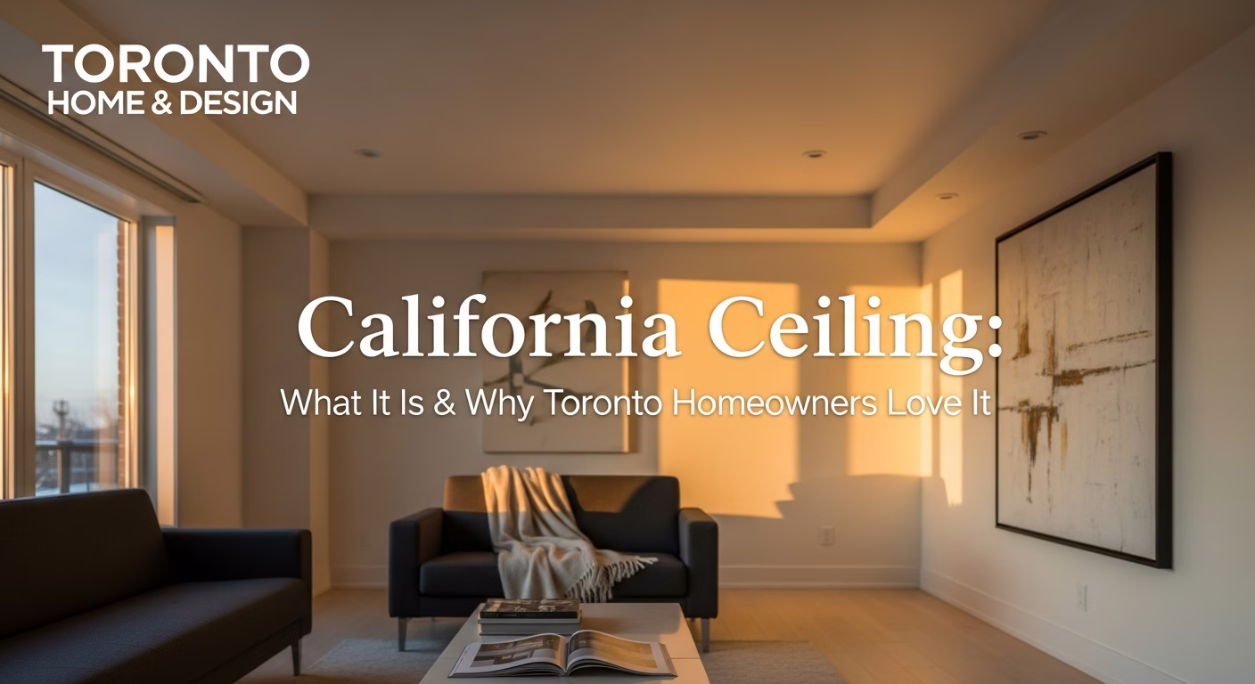 California Ceiling: What It Is & Why Toronto Homeowners Love It