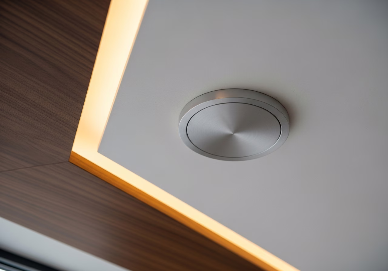 Ceiling Tiles — close-up of professional workmanship in a Toronto-area home