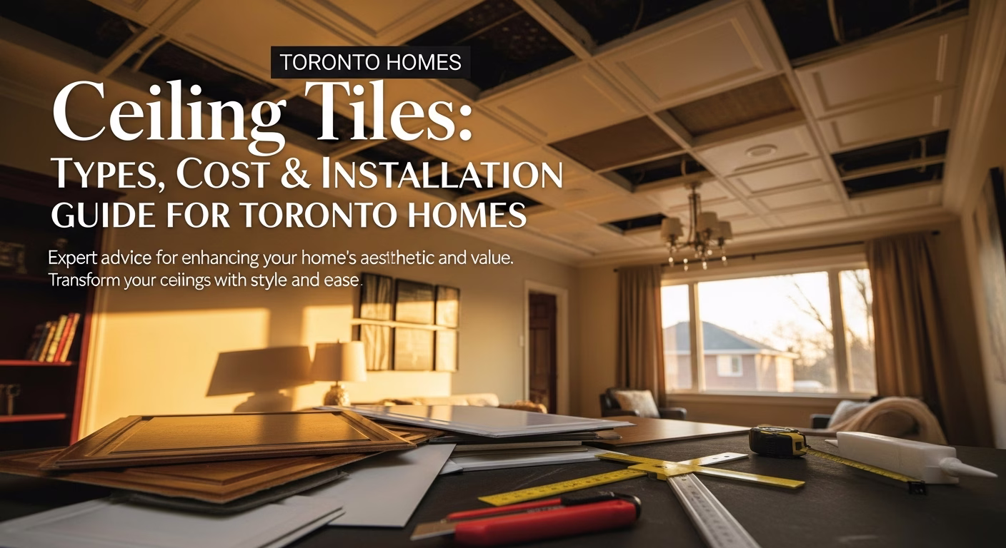 Ceiling Tiles: Types, Cost & Installation Guide for Toronto Homes
