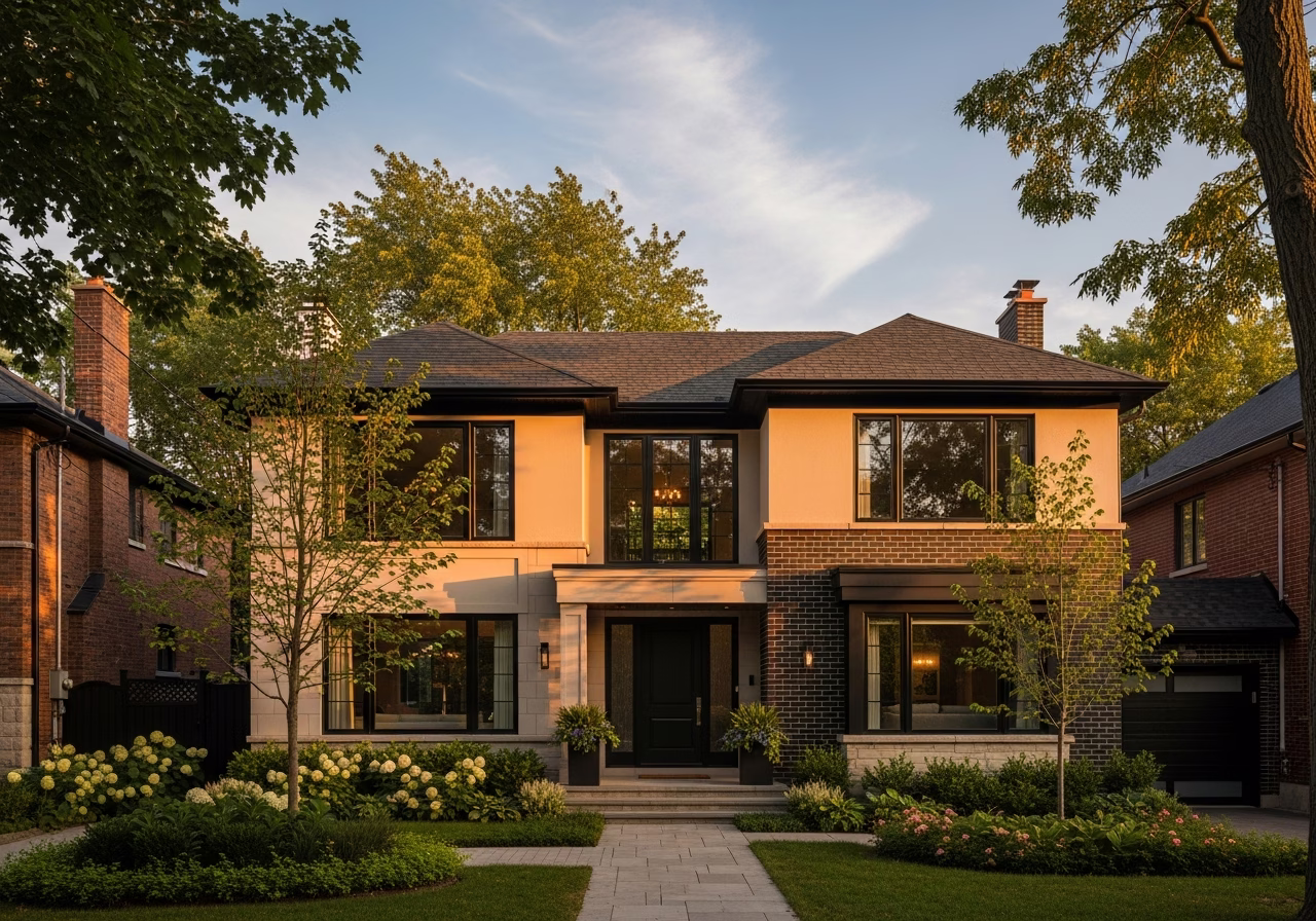 Chimney Fireplace — finished result in a Toronto or GTA home by RenoHouse