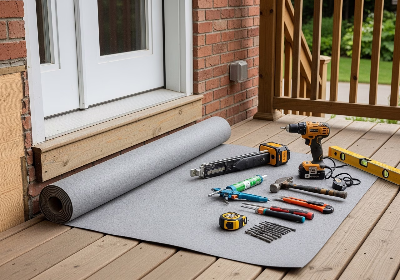 Chimney Heritage Permit Cabbagetown and Toronto HCDs โ tools and materials staged in a Greater Toronto Area home