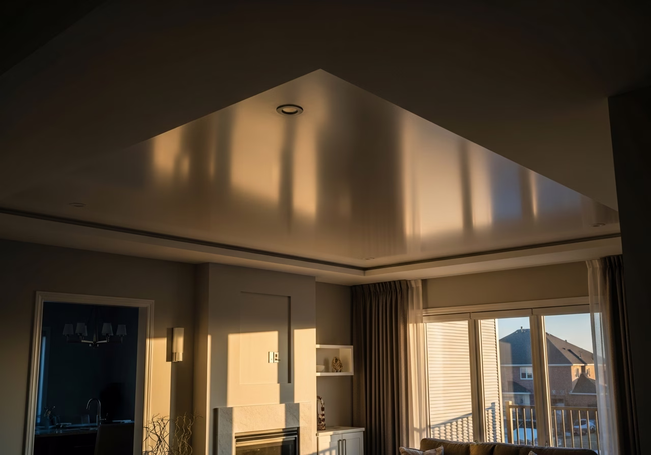 Clipso vs Barrisol vs Newmat — finished result in a Toronto or GTA home by RenoHouse