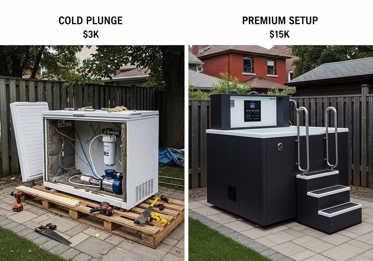 Cold Plunge — tools and materials staged in a Greater Toronto Area home
