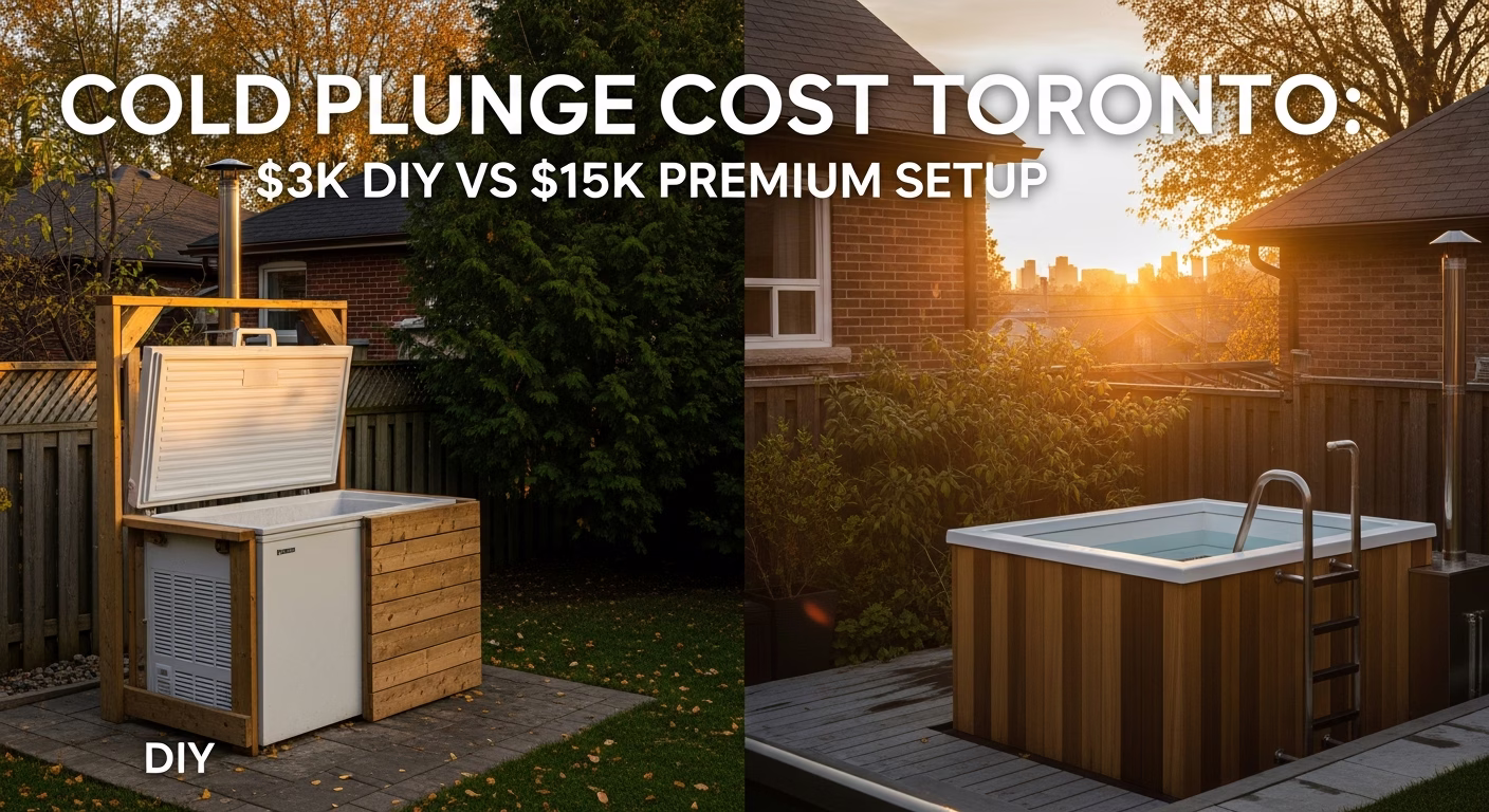 Cold Plunge Cost Toronto: $3K DIY vs $15K Premium Setup