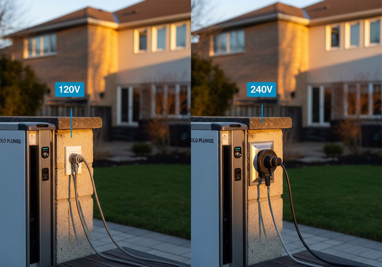 Cold Plunge Electrical Requirements — finished result in a Toronto or GTA home by RenoHouse