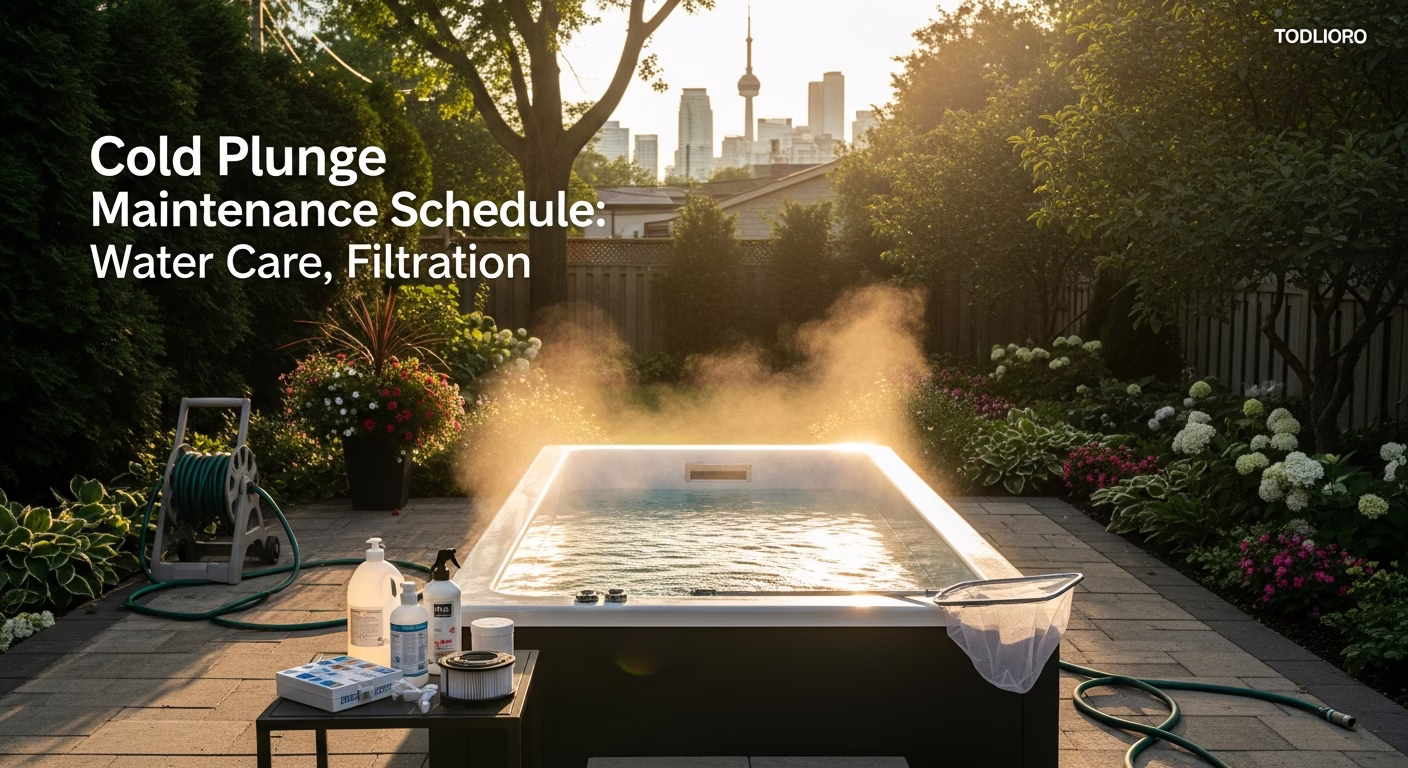 Cold Plunge Maintenance Schedule: Water Care, Filtration