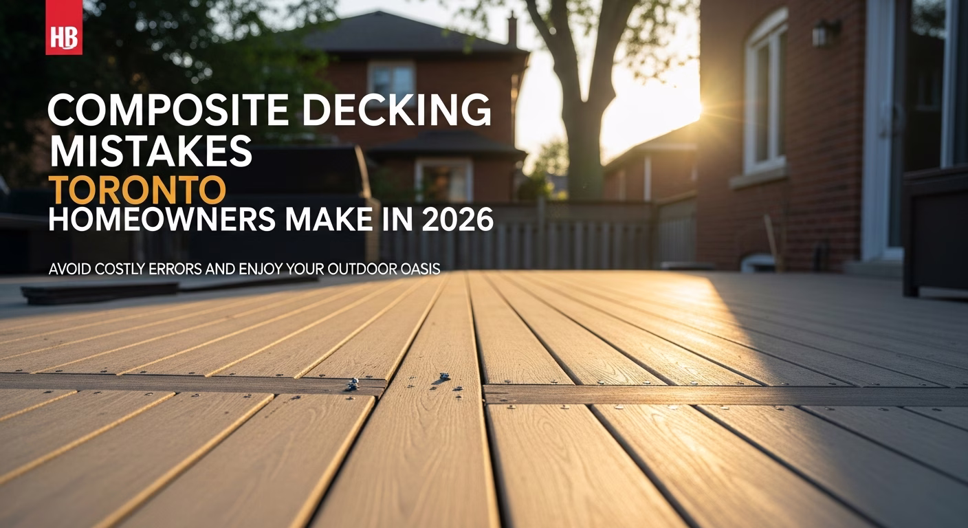 Composite Decking Mistakes Toronto Homeowners Make in 2026