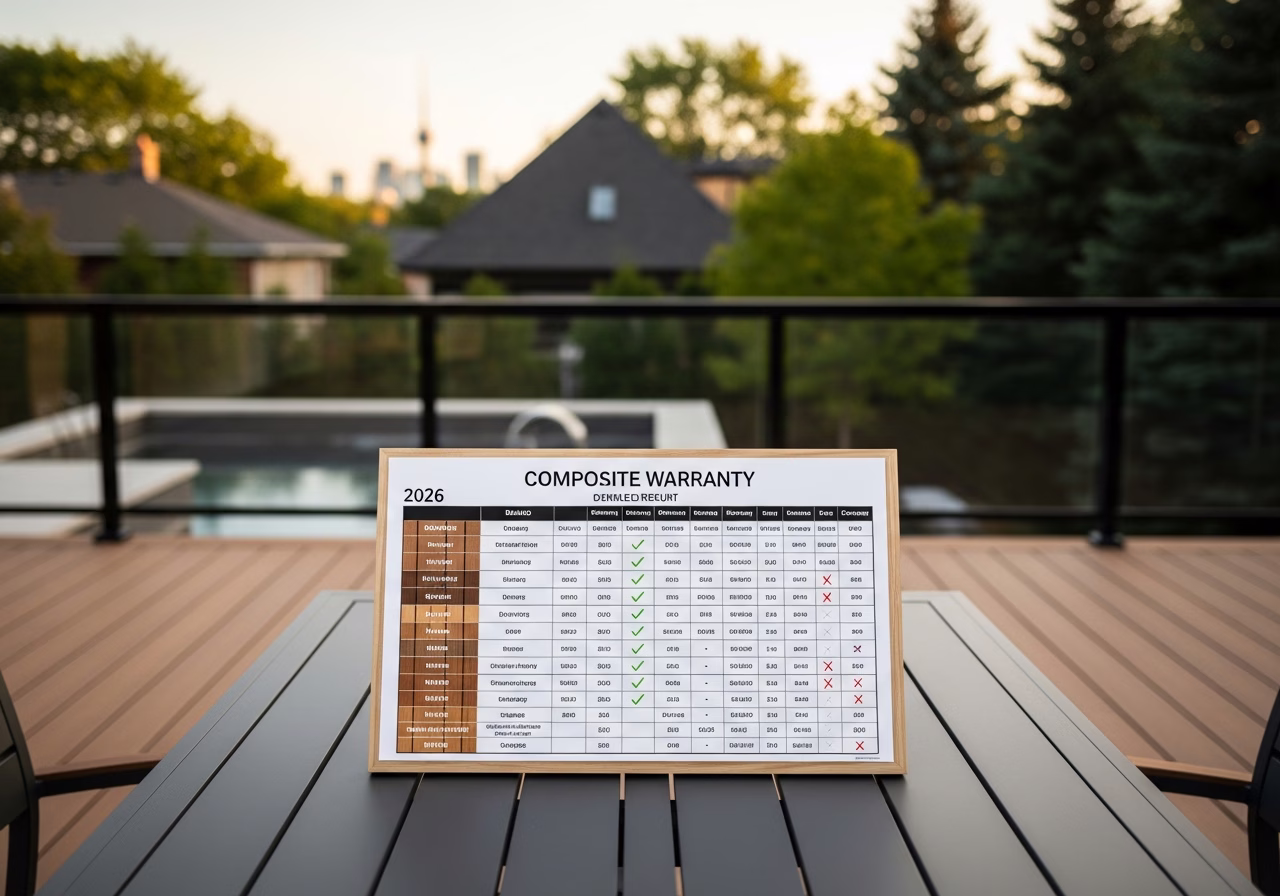 Composite Decking Warranty β finished result in a Toronto or GTA home by RenoHouse