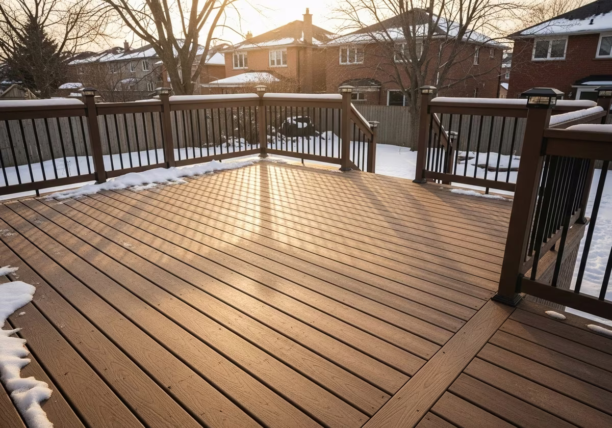 Composite Decking Winter Durability โ finished result in a Toronto or GTA home by RenoHouse