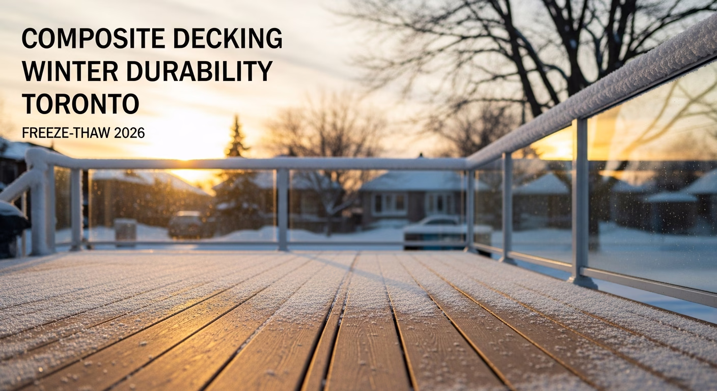 Composite Decking Winter Durability Toronto: Freeze-Thaw 2026