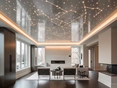 Constellation Pattern Star Ceiling Design: Personalized Night Skies
