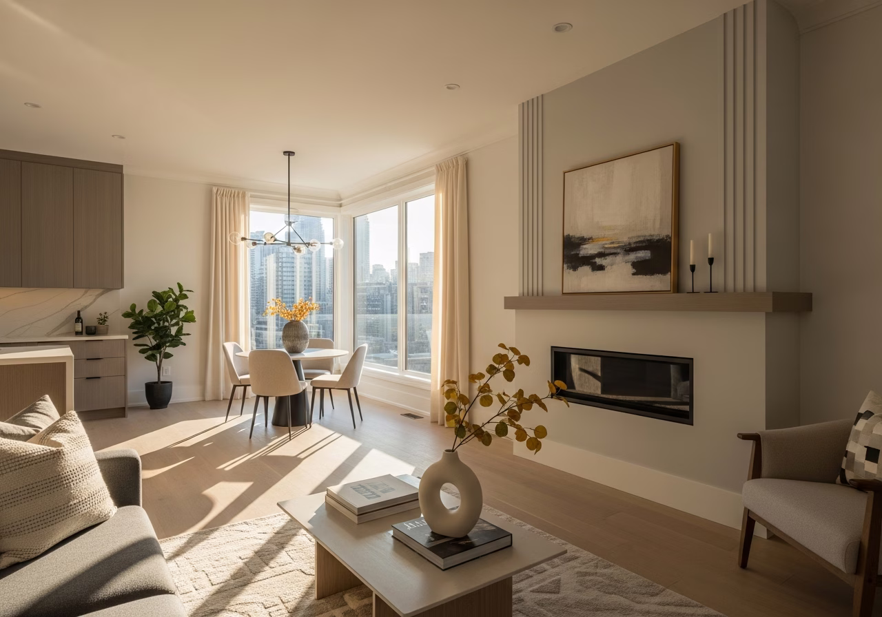Crown Moulding Installation — finished result in a Toronto or GTA home by RenoHouse
