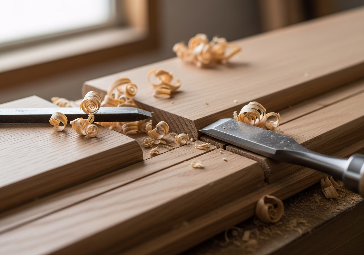 Decking Installation — close-up of professional workmanship in a Toronto-area home