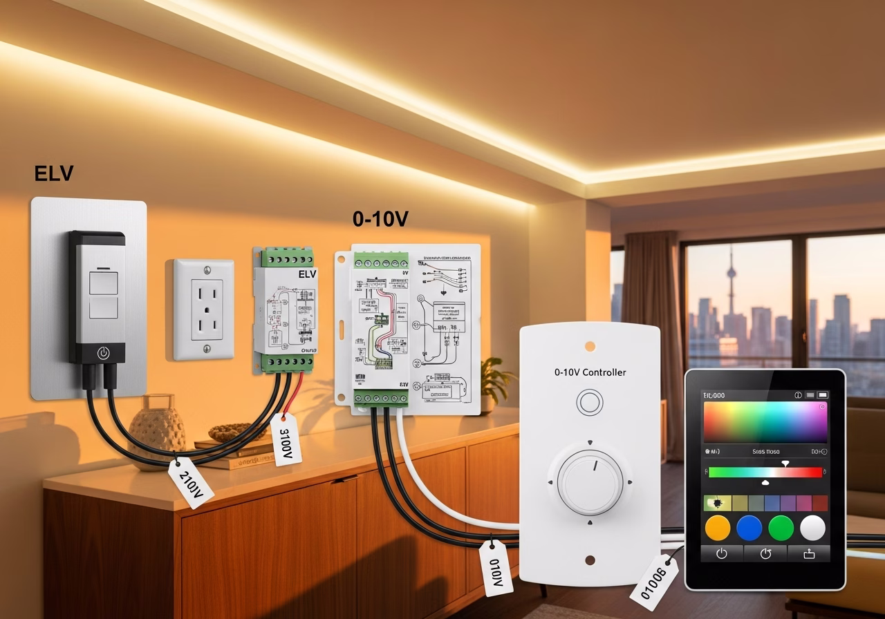 Dimmer and Controller Selection for Stretch Ceiling LED — finished result in a Toronto or GTA home by RenoHouse