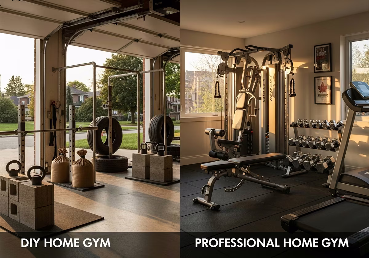 DIY vs Professional Home Gym β finished result in a Toronto or GTA home by RenoHouse