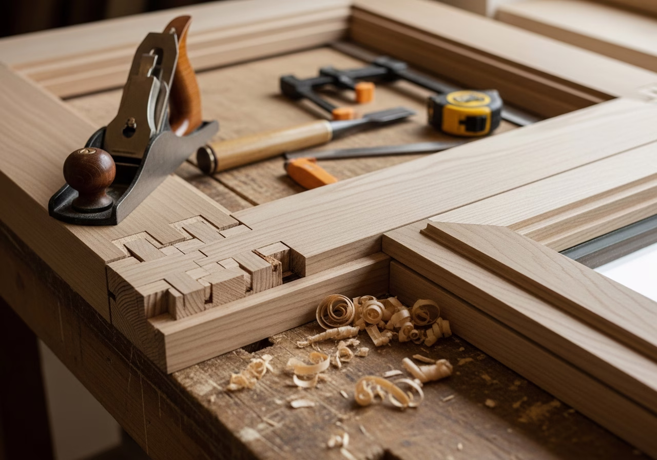 Door Installation — close-up of professional workmanship in a Toronto-area home